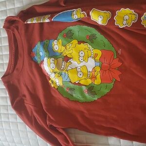 Old Navy The Simpsons holiday shirt